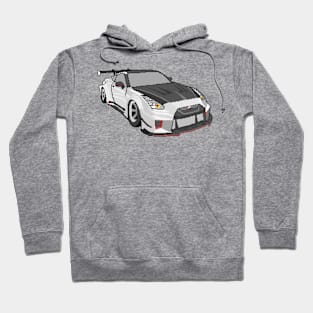 Nissan Skyline GT R35 | Pixel art Hoodie